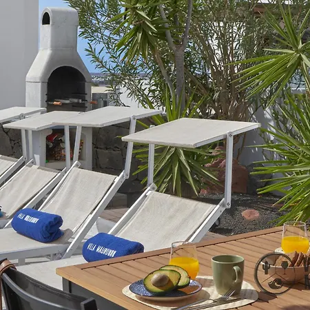 ヴィラ Mauruuru - 10 Minutes Walking To Marina Rubicon, Heated Pool, Bbq & Office Space With Desk And High Speed Internet