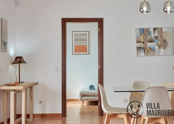 Mauruuru - 10 Minutes Walking To Marina Rubicon, Heated Pool, Bbq & Office Space With Desk And High Speed Internet ヴィラ *