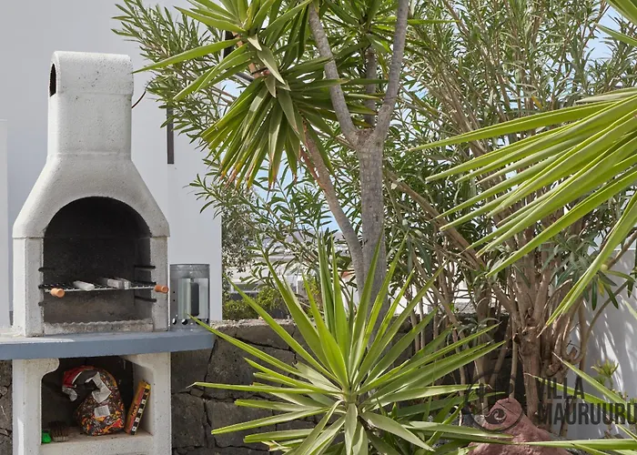 ヴィラ Mauruuru - 10 Minutes Walking To Marina Rubicon, Heated Pool, Bbq & Office Space With Desk And High Speed Internet