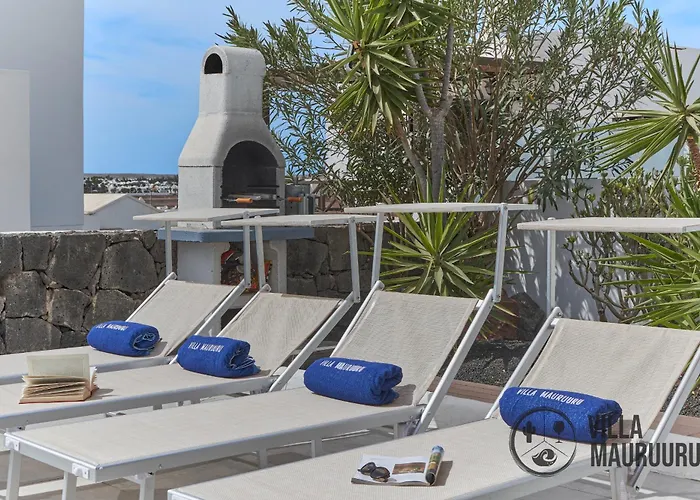 ヴィラ Mauruuru - 10 Minutes Walking To Marina Rubicon, Heated Pool, Bbq & Office Space With Desk And High Speed Internet *